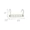Honey Can Do 9&#x22; White Cascading Collapsible Plastic Hangers, 20ct.